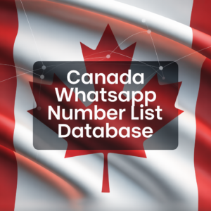 Canada WhatsApp Number List Database