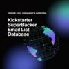 Kickstarter Superbacker Email List Database