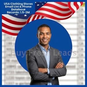 USA Clothing Stores Email List Database