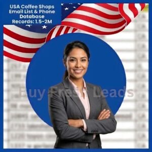 USA Coffee Shops Email List | 100% Verified