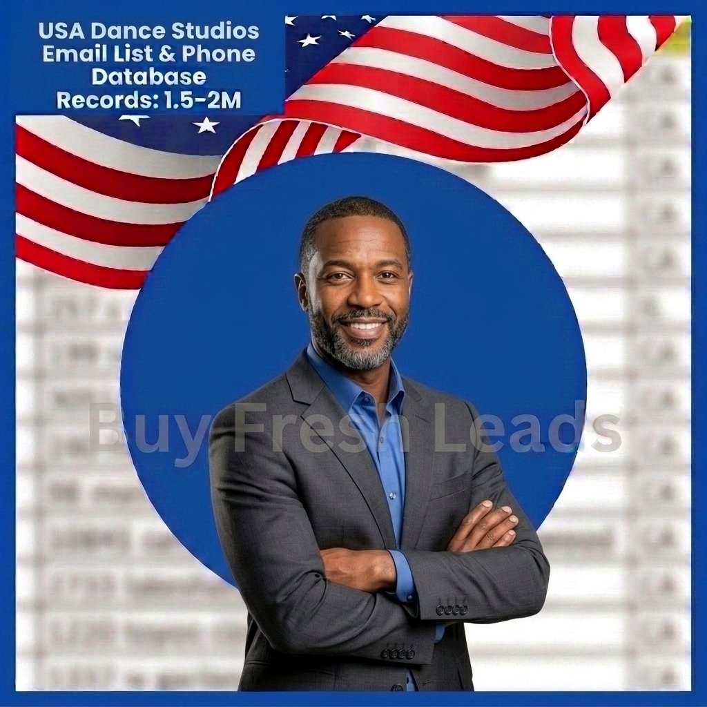 Best Dance Studios USA Email List | Verified DB